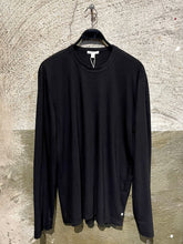 Load image into Gallery viewer, James Perse black long sleeve t-shirt