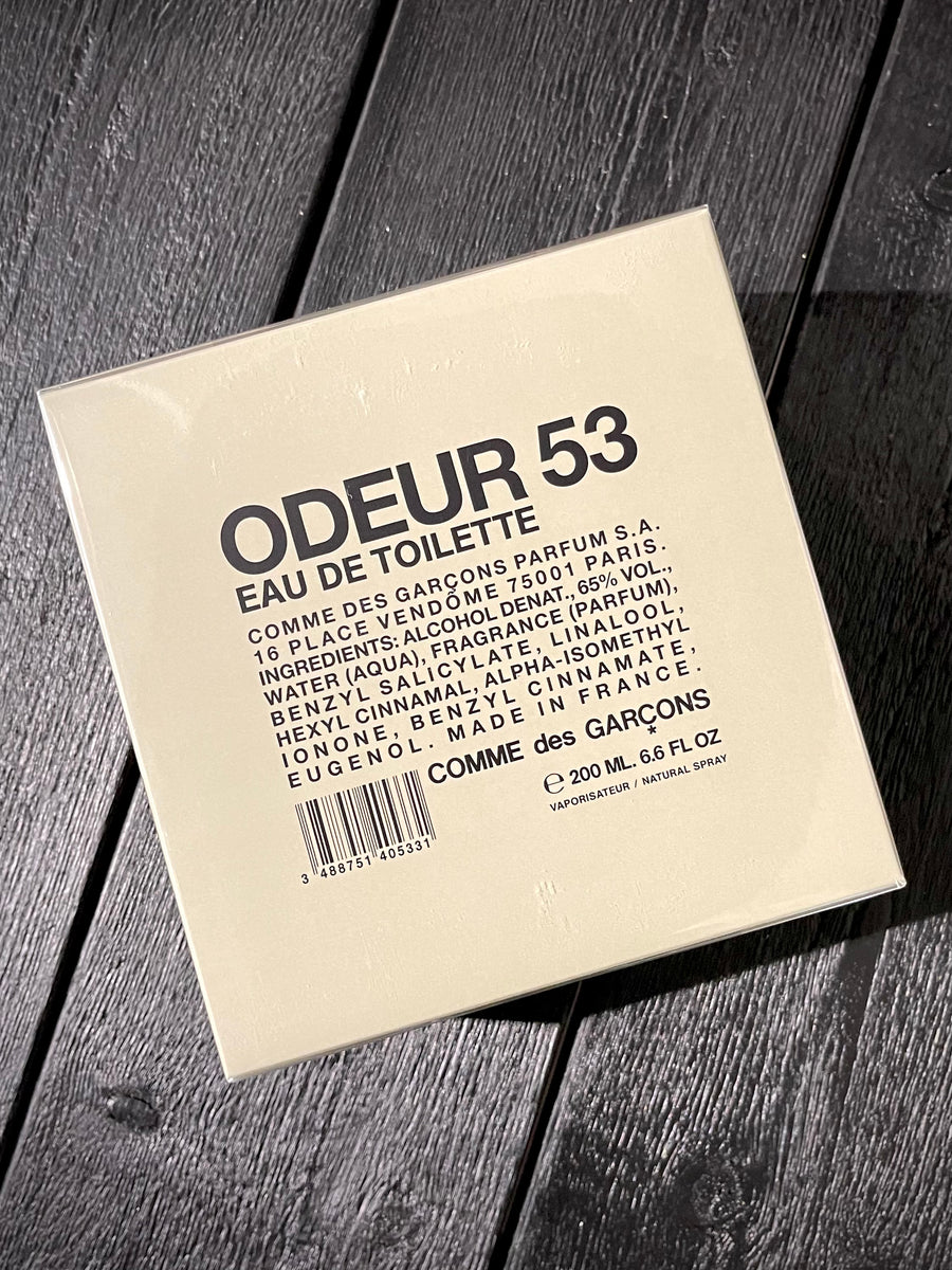 Comme De Garcons Odeur 53 Odeur 53 Comme Des Garcons Oz Eau De