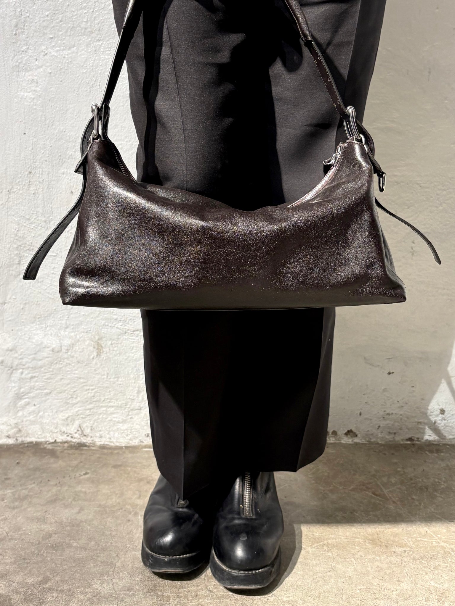 バッグ Lemaire BELTED BAGUETTE BAG Lemaire belted baguette bag – JUS