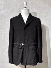 Load image into Gallery viewer, Comme des Garçons BLACK jacket with zipper detail