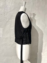 Load image into Gallery viewer, Ann Demeulemeester froissé velvet waistcoat