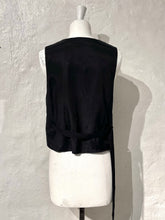 Load image into Gallery viewer, Ann Demeulemeester froissé velvet waistcoat