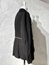 Load image into Gallery viewer, Comme des Garçons BLACK jacket with zipper detail
