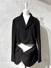 Load image into Gallery viewer, Comme des Garçons BLACK jacket with zipper detail