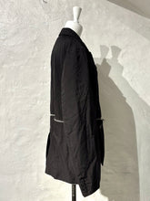 Load image into Gallery viewer, Comme des Garçons BLACK jacket with zipper detail