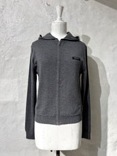 Load image into Gallery viewer, Hodakova knit zip up hoodie