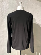 Load image into Gallery viewer, James Perse black long sleeve t-shirt