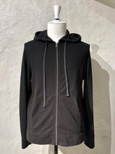 Load image into Gallery viewer, James Perse black zip up hoodie