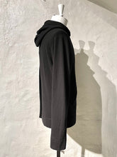 Load image into Gallery viewer, James Perse black zip up hoodie