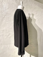 Load image into Gallery viewer, James Perse black cotton jersey sweater