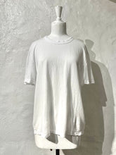 Load image into Gallery viewer, James Perse oversized white crepe t-shirt