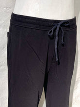 Load image into Gallery viewer, James Perse black cotton jersey sweatpants