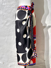 Load image into Gallery viewer, Dries Van Noten silk scarf wrap skirt
