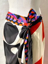 Load image into Gallery viewer, Dries Van Noten silk scarf wrap skirt