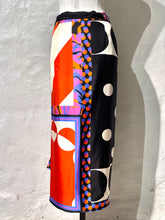 Load image into Gallery viewer, Dries Van Noten silk scarf wrap skirt