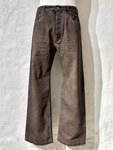 Load image into Gallery viewer, Rick Owens coated denim jeans
