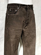 Load image into Gallery viewer, Rick Owens coated denim jeans