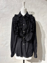 Load image into Gallery viewer, Comme des Garçons BLACK ruffle shirt