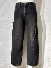 Load image into Gallery viewer, Undercover denim jeans with pearl embroidery