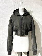 Load image into Gallery viewer, Rick Owens DRKSHDW cropped bomber jacket