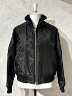 Coor high neck shearling bomber jacket