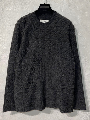 Maison Margiela MM6 structure knitted sweater