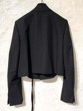 Load image into Gallery viewer, Ann Demeulemeester cropped suit jacket