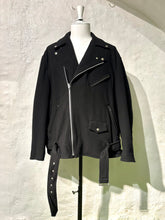 Load image into Gallery viewer, Comme des Garçons BLACK oversized wool biker jacket