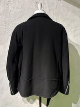 Load image into Gallery viewer, Comme des Garçons BLACK oversized wool biker jacket