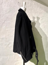 Load image into Gallery viewer, Comme des Garçons BLACK oversized wool biker jacket