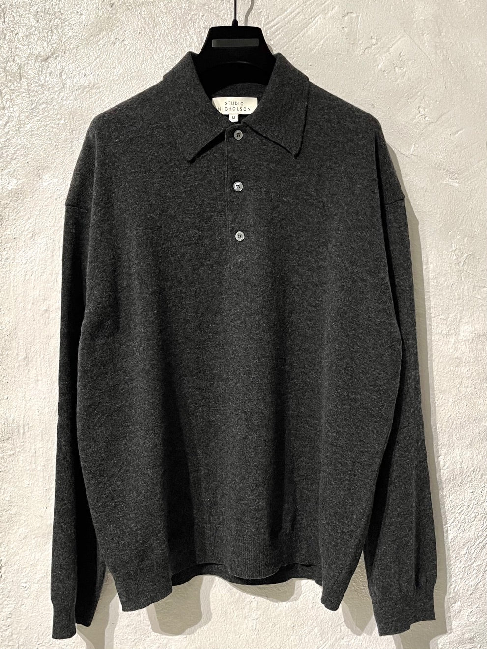 Studio Nicholson fine knitted polo – JUS