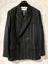 Load image into Gallery viewer, Adnym Atelier wide pinstripe blazer