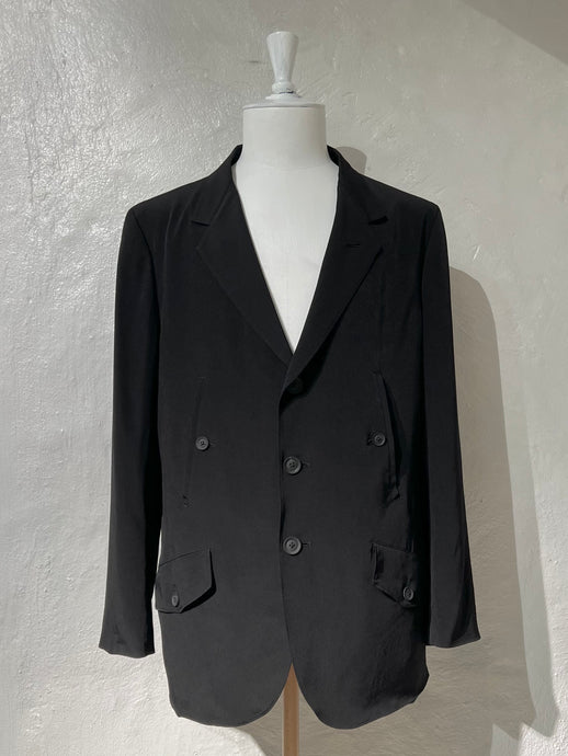 Yohji Yamamoto 3button blazer with flaps