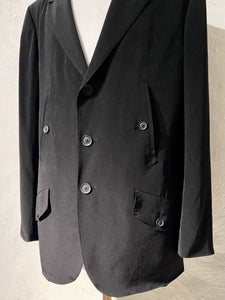 Yohji Yamamoto 3button blazer with flaps