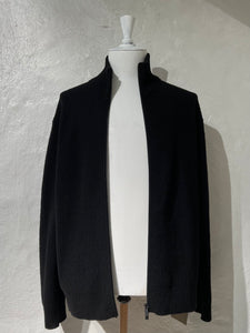 Yohji Yamamoto high neck zip cardigan