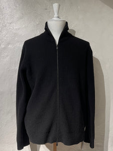 Yohji Yamamoto high neck zip cardigan