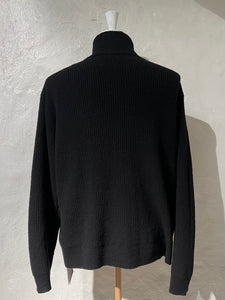 Yohji Yamamoto high neck zip cardigan