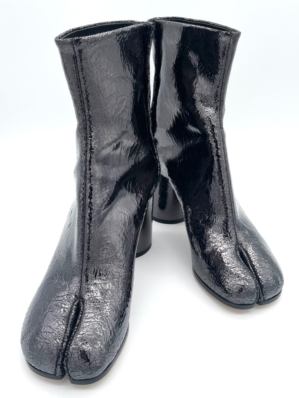 Maison margiela black tabi boots best sale