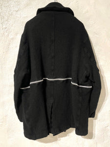 Comme des Garçons BLACK wool peacoat