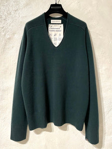 Extreme Cashmere knitted V-neck sweater