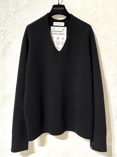 Extreme Cashmere knitted V-neck sweater