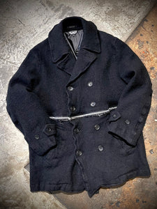 Comme des Garçons BLACK wool peacoat