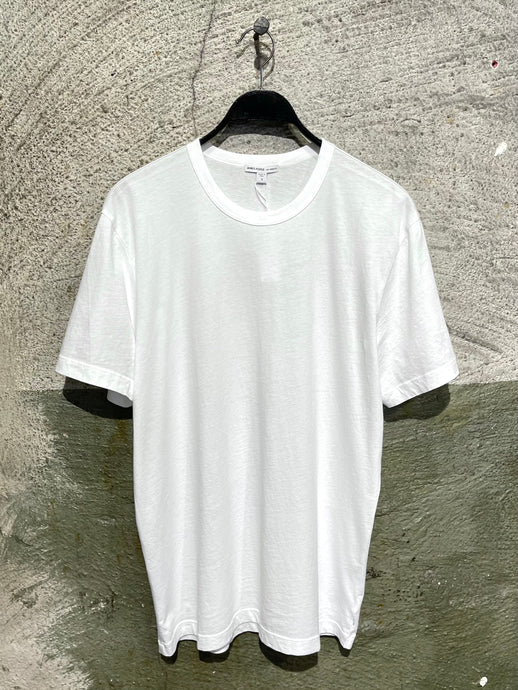 James Perse white cotton jersey t-shirt