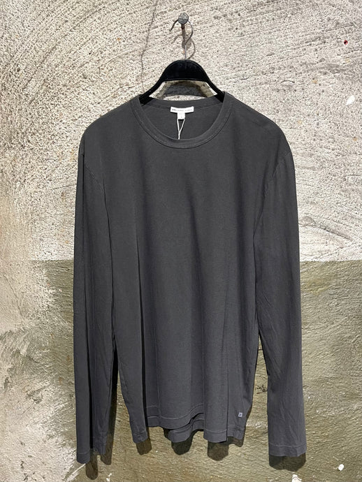 James Perse carbon grey long sleeve t-shirt