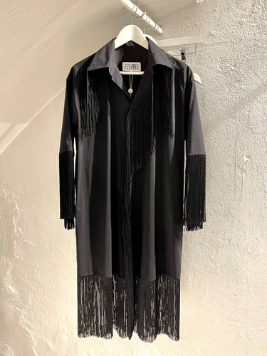 Maison Margiela fringe shirt dress