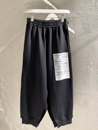 Maison Margiela MM6 sweatpants with cut up seams