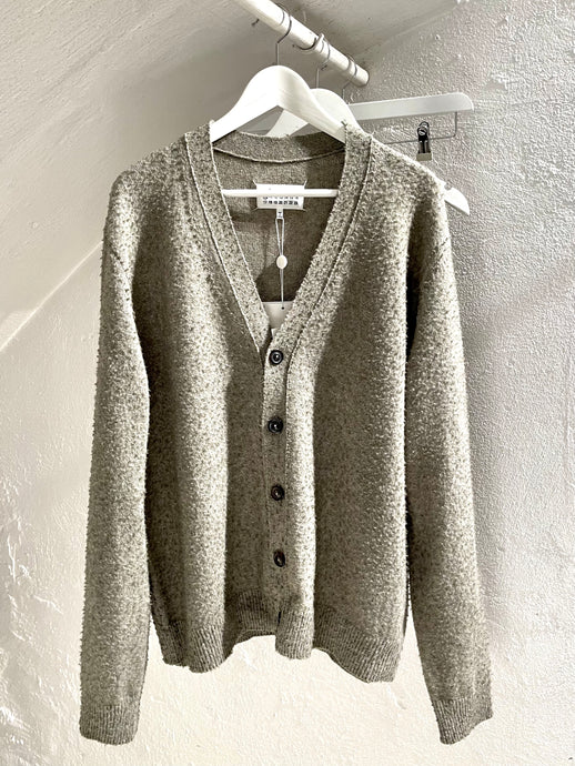 Maison Margiela pilling treated knitted cardigan