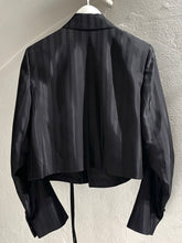 Load image into Gallery viewer, Ann Demeulemeester cropped slouchy jacket