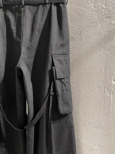 Ann Demeulemeester natural wash cotton cargo pants