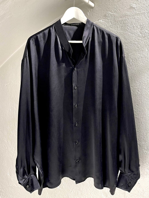 Ann Demeulemeester washed silk satin shirt